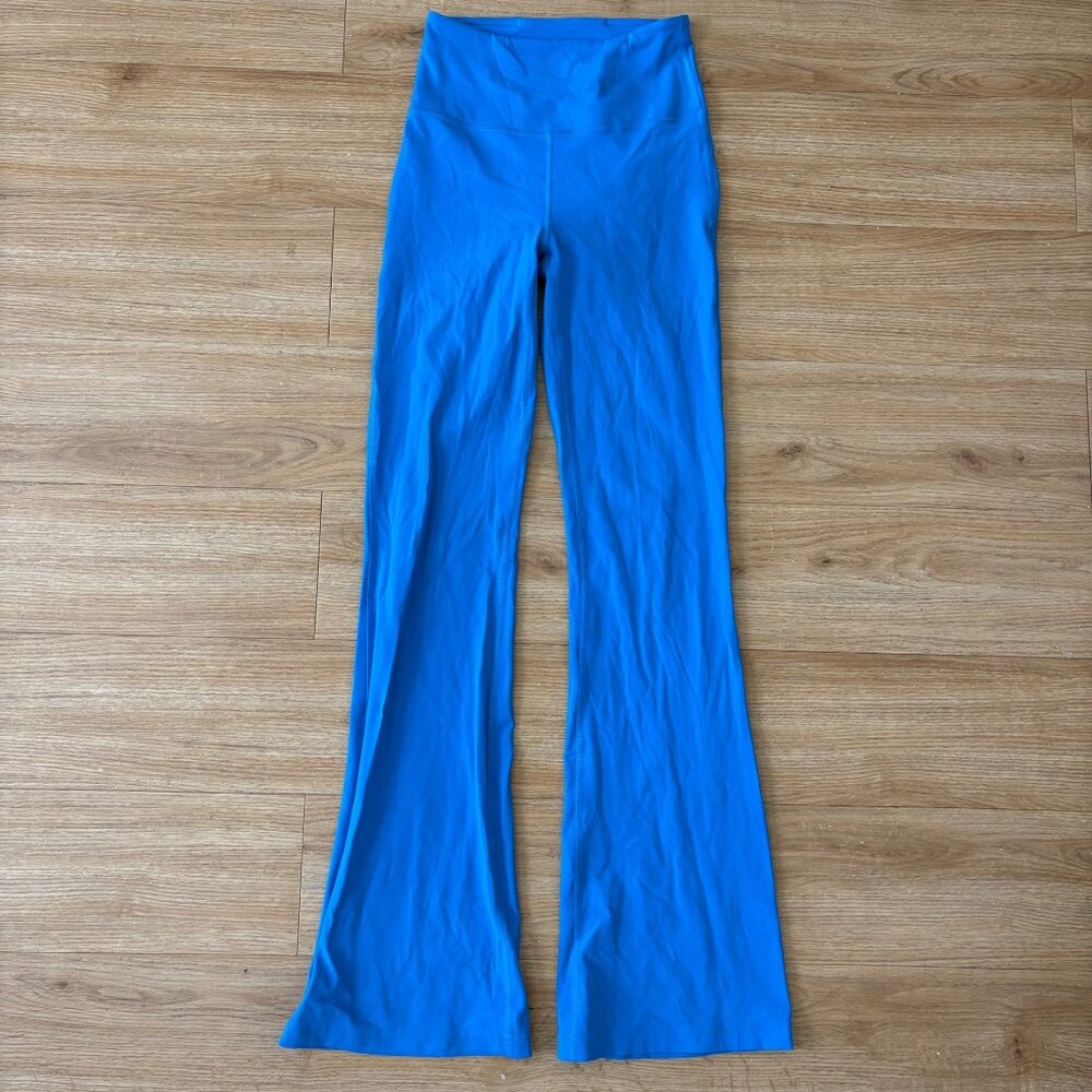 lululemon athletica Bright Blue Flared Leggings